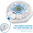 thumbnail image 6 of LiveFine WiFi Automatic Pill Organizer with Remote Medication System, Lock & Key, 28-Day, Frosted, 6 of 6
