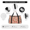 thumbnail image 4 of Disketp Dragonfly Mushroom Bolsa de Viaje Tipo Duffle, Bolso de Mano para Fin de Semana para Mujer, Bolsa de Gimnasio Ligera para Hombre, Esencial para Viajes, 4 of 7