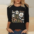 thumbnail image 2 of My Orders Cute Summer Tops for Women Floral Womens Blouses Dressy Casual Blue Womens White Tank Top Shapewear Womens Sleeveless Tunic Tops Dressy Casual Shirts for Women, 2 of 4