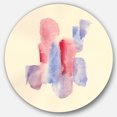 thumbnail image 1 of Designart 'geometric Pastel II' Art Mural Géométrique en Métal - Disque de 36, 1 of 5