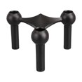 thumbnail image 5 of Candle Holder Set - Decorative Candle Stick Candle Holders - Modern Decor for Dining Table , Living Room Coffee Table , Or Shelf - Minimalist Candelabra for 3 Taper Candles (Black), 5 of 6