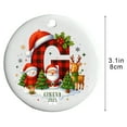 thumbnail image 3 of Adornos Navideños Acrílicos de 26 Letras | Decoraciones Colgantes Navideñas Personalizadas | Colgantes Del Alfabeto Ligeros y Duraderos | Decoración Navideña para El Hogar y La Oficina | Corona para, 3 of 6