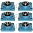 thumbnail image 1 of 6 Pcs UCF 209-27 Self-align 4 Bolt Flange Pillow Block Bearing 1 11/16 inch, 1 of 1