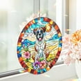 thumbnail image 2 of Lotusprinthandmade Boxer Dog Pattern Custom Shape Broken Glass Hologram Ornament 3.5in, 3d boxer dog holographic decoration, 2 of 5