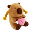 thumbnail image 4 of DOLITY Capybara Plush Toy, Capybara Doll, Collectible Cartoon, Soft Capybara Plush Toy, Heart, 4 of 8