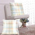 thumbnail image 6 of Light Color Plaid Throw Pillow Covers Pillowcases 16 x 16 Inch Home Decor 2 Packs for Bedroom Sofa, 6 of 6