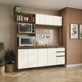 thumbnail image 1 of Mueble de Cocina Luna 192,5 cm Canela/Blanco Kappesberg, 1 of 8
