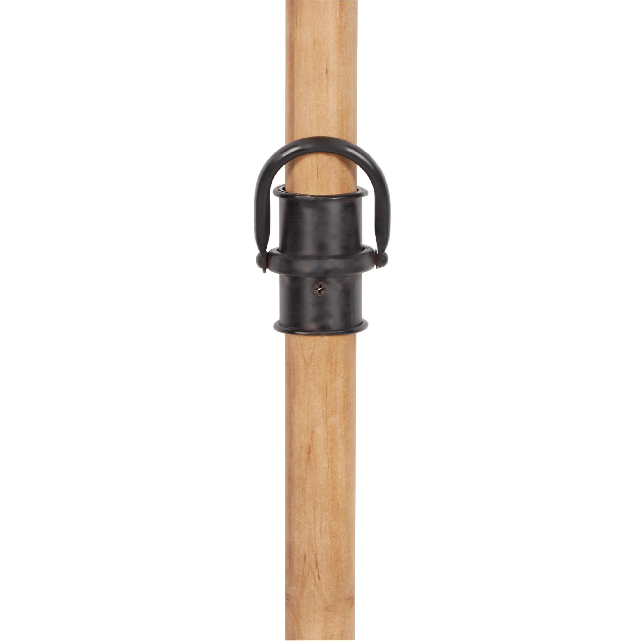 DecMode Brown Wood Novelty Canoe Oar Paddle Wall Decor with Arrow and Stripe Patterns