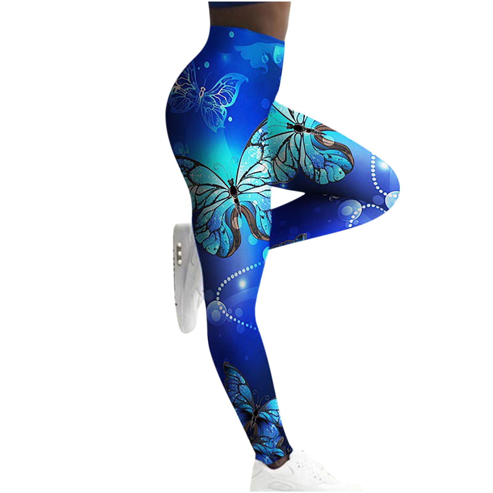 Damen Leggings Leggins Lang Sport Hose Fitness Stretch Training Yoga Aktiv Pants 