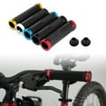 thumbnail image 2 of Antislip Bicycles Handlebars Grip Bike Handle Locking Shockproofs Covers Mountain Bike Grip with End Plugs Cyclings Part, 2 of 8
