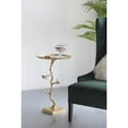 thumbnail image 2 of A&B Home Contemporary Table - Shiny Gold-Color:Shiny Gold,Style:Contemporary, 2 of 7