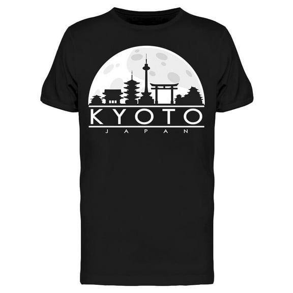 Kyoto Japan Moonlight City T-Shirt Men -Image by Shutterstock, Male x-Large