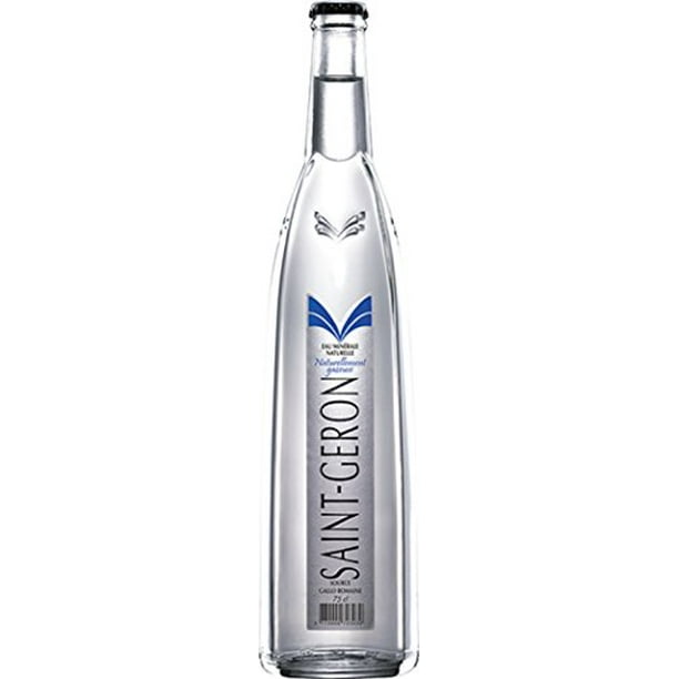 SaintGeron (Sparkling) Natural Spring Mineral Water, 25.3 Fl (12 Glass
