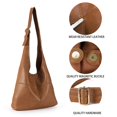 thumbnail image 4 of Bolso Hobo Montana West MWC2-122BR para mujer, color marrón, 4 of 7