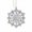 Silver, variant on Hioyaky Christmas Snowflake Snowflake String Decoration Christmas Tree Decoration Pendant For Christmas Decoration Christmas Tree Hanging Embellishments And Craft Diy
