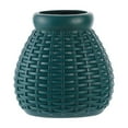 thumbnail image 1 of Hyknon Unbreakable Floral Vase, Ceramic Look Plastic Vase for Home Decor, Rustic Large Vases for Centerpieces, Simple Modern Vase for Home Office Decor for Living Room, Table (Green), 1 of 5
