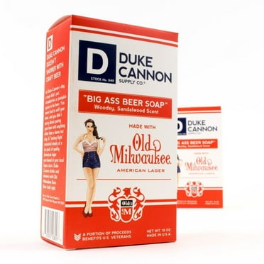 Duke Cannon Beer Soap for Men, 10 oz. in Limited Edition Pin-up Girl Box,1 Pack