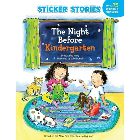 The Night Before Kindergarten (Sticker Stories) (Best Before Date Sticker Gun)
