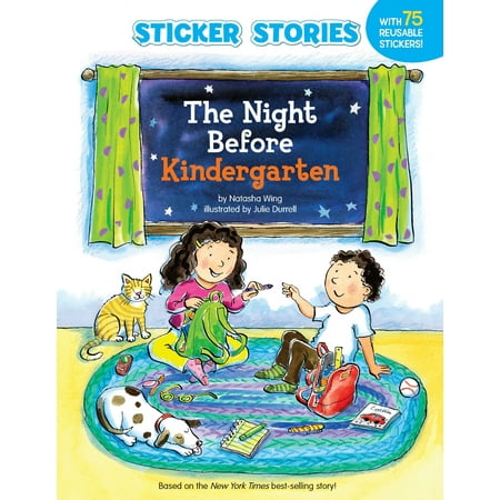 Kindergarten Sticker - The Night Before Kindergarten (Sticker Stories)
