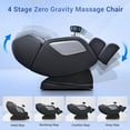 thumbnail image 4 of Mazzup Full Body Zero Gravity Shiatsu Massage Chair with Fully Assembled, LCD Screen, Shortcut Keys, USB Charging Port, Heat, Ideal Gift for Loved Ones, Parents, Balck, 4 of 11