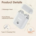 thumbnail image 3 of Microcurrent Facial Device, Mini Microcurrent Face Lift Device for Face Lifting and Facial Sculpting, Portable Facial Roller Massager Tool for Man and Woman,White, 3 of 7