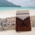 thumbnail image 4 of WRITWAA 1Set Practical Thumb Piano 17 Keys Kalimba Portable Finger Piano Brown, 4 of 6