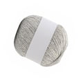 thumbnail image 2 of Hilo de tejer Cuerda de tejer mezclada Cordón grueso de macramé para manualidades de ganchillo Cuerda para hacer bricolaje, gris claro Scienceny HA000409-03B, 2 of 6