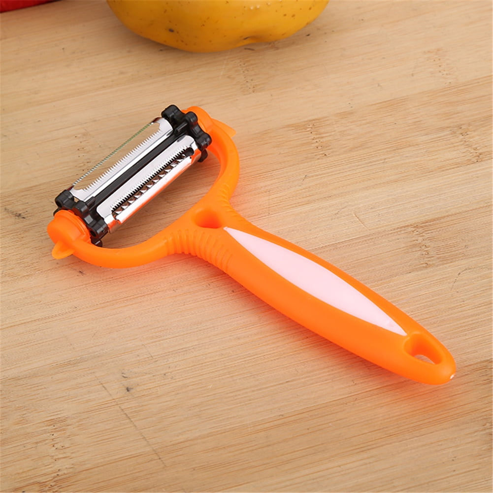 Multitrust Multifunctional Vegetable Fruit Peeler 360 Degree Rotary Carrot Potato Slicer