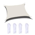 thumbnail image 4 of de Bloque Impermeable Protección , Resistente y Transpirable Formas para Blanco shamjiam Sun Shade Sail, 4 of 6