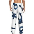 thumbnail image 3 of Disketp Navy Blue Anchor Men'S Pajama Pants - Ultra Soft Fleece Sleep And Lounge Pants (Size: S-Xxl), 3 of 9