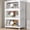 White, variant on BROVIEW 84Gal Plastic Storage Bins with Lids, 336Qt Large Stackable Storage Bins with Wheels, Collapsible Closet Organizer and Storage Drawers, Storage Cabinets for Home, Office, 3 Pack, Gray White