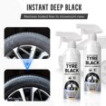 thumbnail image 2 of Plastics & Rubber Tyre Shine & Protector Spray, Powerful Tyre Cleaner Spray, Multi-Purpose Car Tyres Cleaner, Quick Polish & Refurbishment, for Trucks, Sedans, Suvs, Rvs (2PCS), 2 of 6