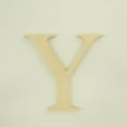 thumbnail image 3 of Package of 1, 12 Inch X 1/2" Thickness Baltic Birch Wood Letter Y in The Times New Roman Font, Thick, Upper Case for Art & Craft Project, Made in USA, 3 of 4