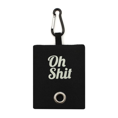 Oxford Small Puppy Attachment Walking Cat Waste Bag Organizer Pets Supplies Poop Bag Dispenser BLACK