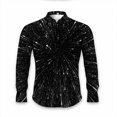 thumbnail image 1 of Camisa superior para hombre con estampado floral de tótem, dragón y estrella, de alta definición, ligera, cómoda, suave, de manga larga, informal, nuevo estilo 2024, 1 of 6