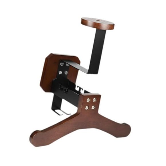 Soporte para casco de motocicleta, soporte de pared para casco, estante de pared de madera maciza para fútbol, equipo de ciclismo Estilo C