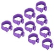 thumbnail image 2 of 100pcs Birds Foot Rings Number Identification Pigeon Leg Bands Poultry Clip RingPurple, 2 of 6