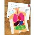 thumbnail image 2 of Postcard - Funny A6 Print - I Am Very Human, 2 of 4