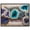 Black Frame, variant on Mineral Multiverse Canvas Blue Geode Art by Art Remedy, Gallery Wrapped, 20 x 16