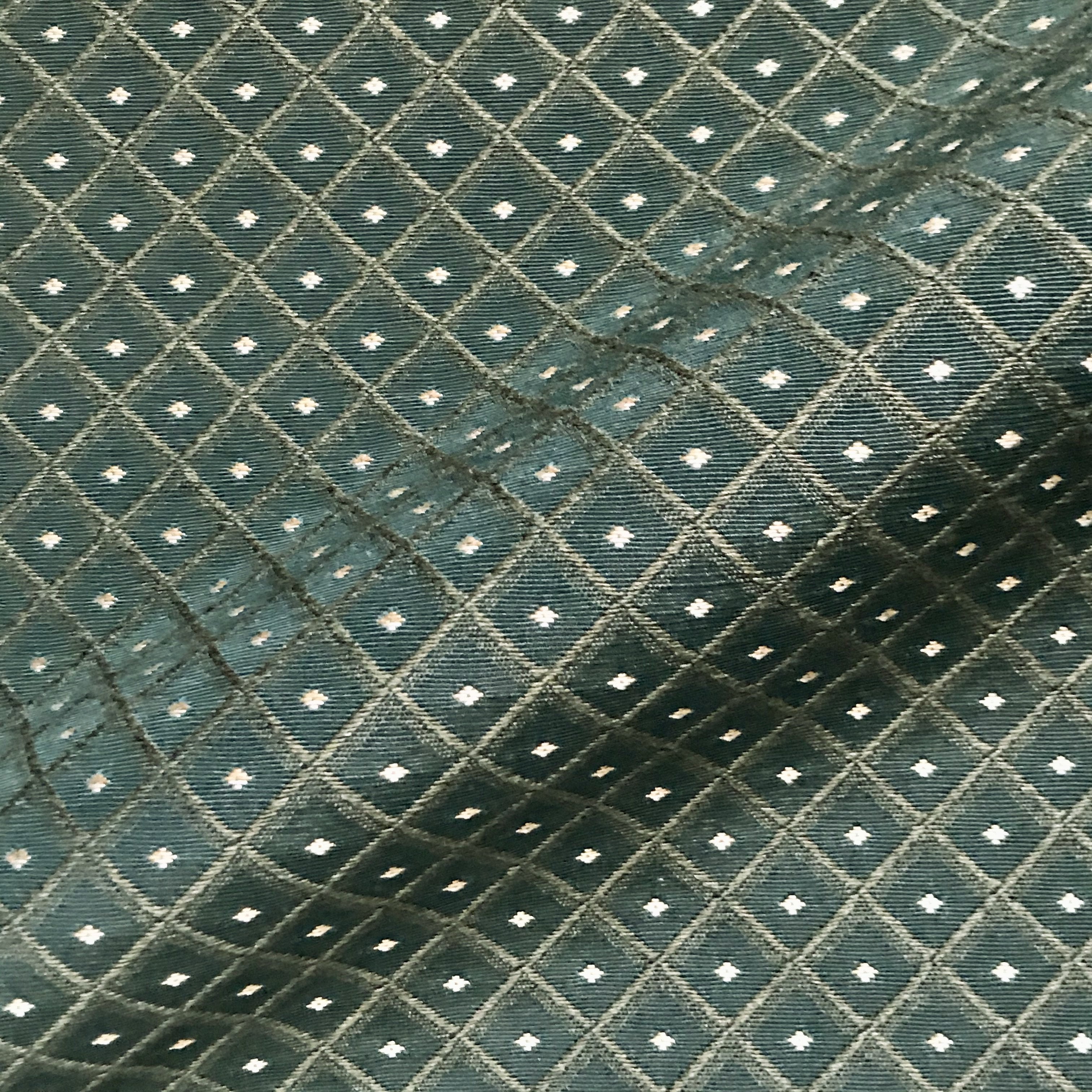 Vintage British Forest Green Trellis Jacquard Upholstery Fabric 54 By The Yard Walmart Com Walmart Com