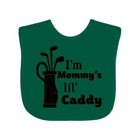 

Inktastic I m Mommy s Lil Caddy- golf for kids Gift Baby Boy or Baby Girl Bib