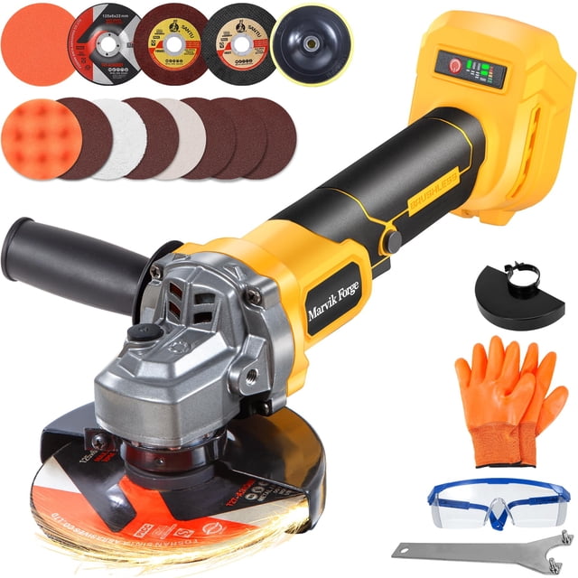 Amoladora angular inalámbrica Marvik Forge sin escobillas 20V Dewalt