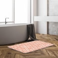 thumbnail image 2 of Checkered Bath Mat Plaid Retro Abstract Geometric Vintage Modern Hippie Square Boho Aesthetic Bathroom Kitchen Rugs,17.8x29.5+16x48 Inch, 2 of 2