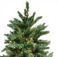 thumbnail image 3 of Zimtown 7.5 FT Pre-lit Hinged Christmas Tree Artificial Christmas Fir Tree 1346 Branch Tips with LED Lights Green, 3 of 8