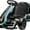 Blue, variant on K61 Go Kart Electric Drift Kart with Length Adjustable Seat, 24V Outdoor Ride on Toy with 4 Speed Mode, RC Car for Kids 6-12 Years Old, Fast 300W Motor, 8.5 MPH, Bluetooth