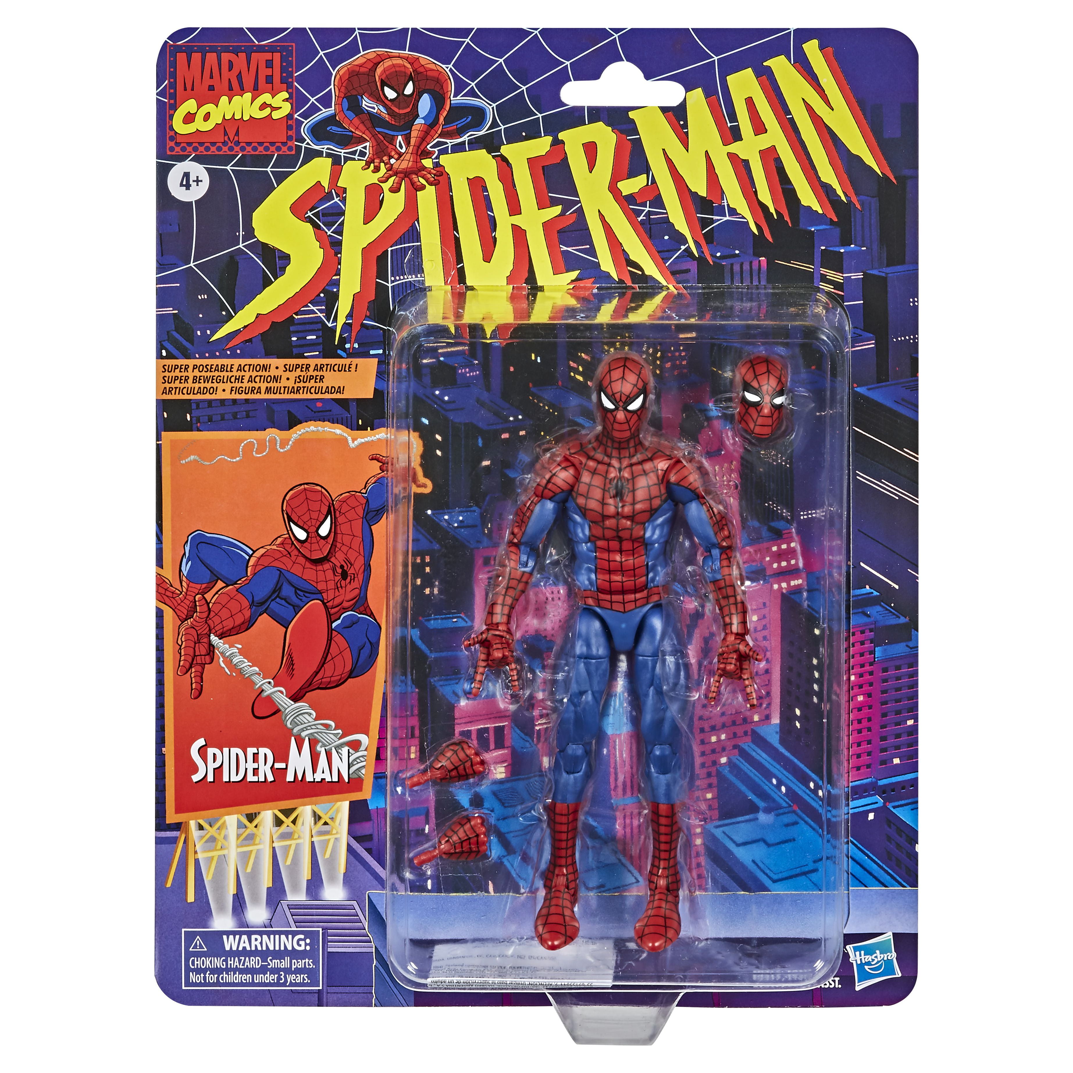 Spider-Man: Marvel Legends Series Cel Shaded Action Figure with 6