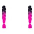 thumbnail image 2 of Vogacara Trenzas con extensiones de cabello trenzado, materiales fáciles de moda, cabello trenzado sintético Type6 NO6, 2 of 6