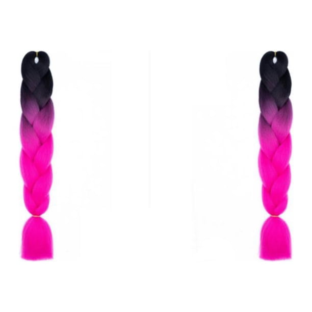 Seitruly Trenzas De Cabello De Moda Estilo Deseado Con Color Natural Extensiones De Cabello Trenzado De Moda B7 B7 2Conjunto
