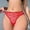 Red, variant on Women's Lace Panties Adjustable Ring Buckle Thin Breathable Women's Briefs Mesh Underwear Postpartum Womens Panties Bikini Nylon Granny Panties for Women Women's Boy Shorts Underwear Size 8 Wool