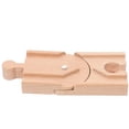 thumbnail image 2 of Bloque de expansión de vía férrea de madera. Escenografía para maqueta de vías de tren., 2 of 8